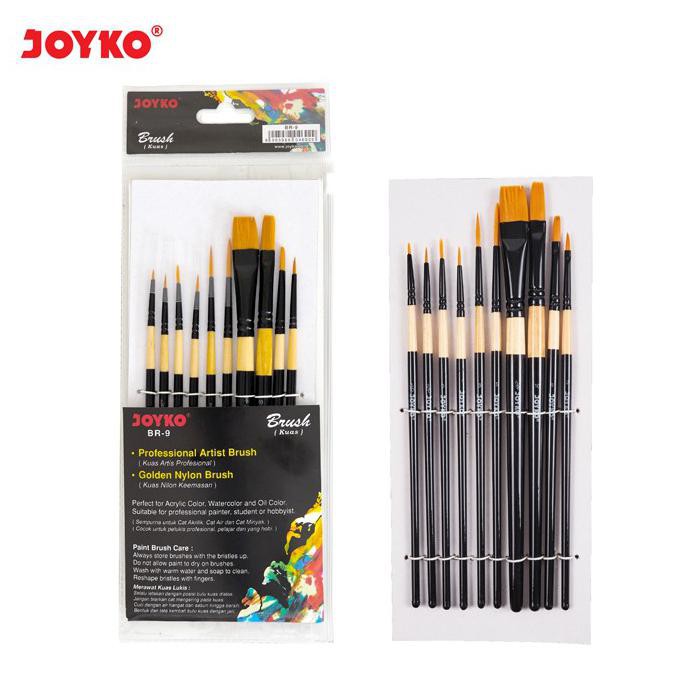 

Cuci Gudang Awal Tahun Brush Kuas Cat Air Cat Minyak Lukis Acrylic Joyko BR-9 Promo Awal tahun