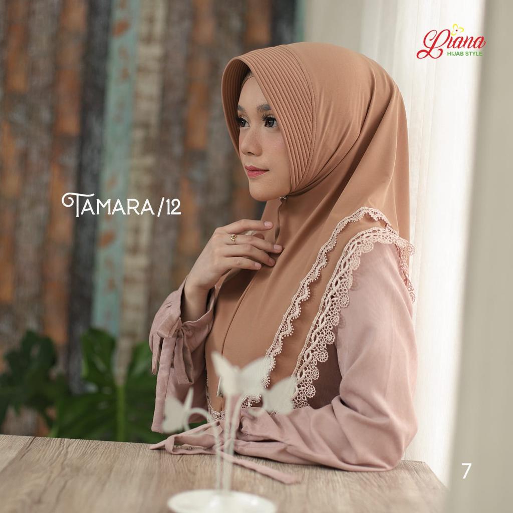 Jilbab Instan Bergo Tamara 12 Ori Liana Hijab-MOCCA
