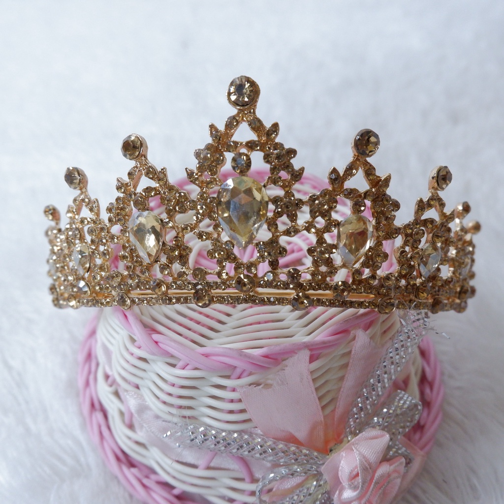 Mahkota/Tiara Bridal RoseGold/Gold