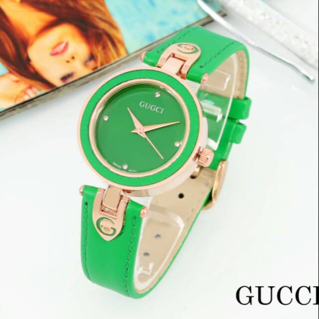 Jam Tangan Wanita gucxci tali kulit jam wanita cewek gelang jam tangan kecil#jam tangan cewek