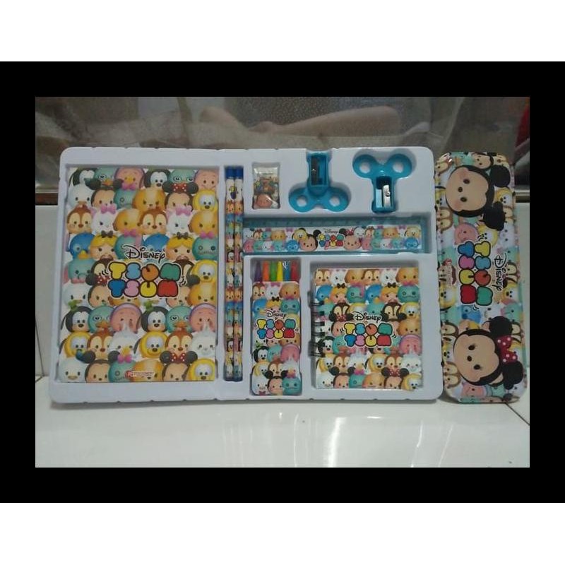 

BARU 1 SET PERLENGKAPAN TSUM-TSUM / ALAT TULIS KARAKTER TSUM2 / SEKOLAH PAKET ALAT TULIS MURAH