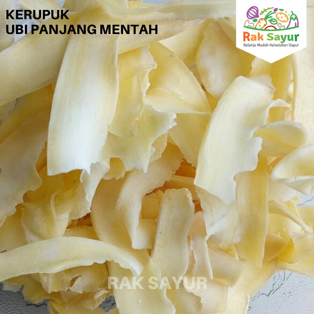 Jual Keripik Singkong Panjang Mentah Gr Kerupuk Ubi Kayu Siap Masak Padang Shopee Indonesia