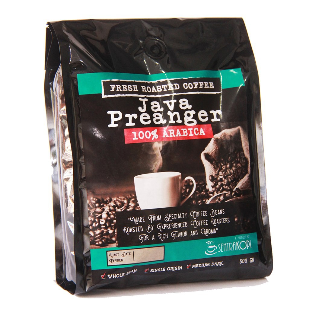 

Kopi Arabika Java Preanger 500 Gram - Bubuk / Biji - Fresh Premium Arabica Coffee 500Gr SentraKopi