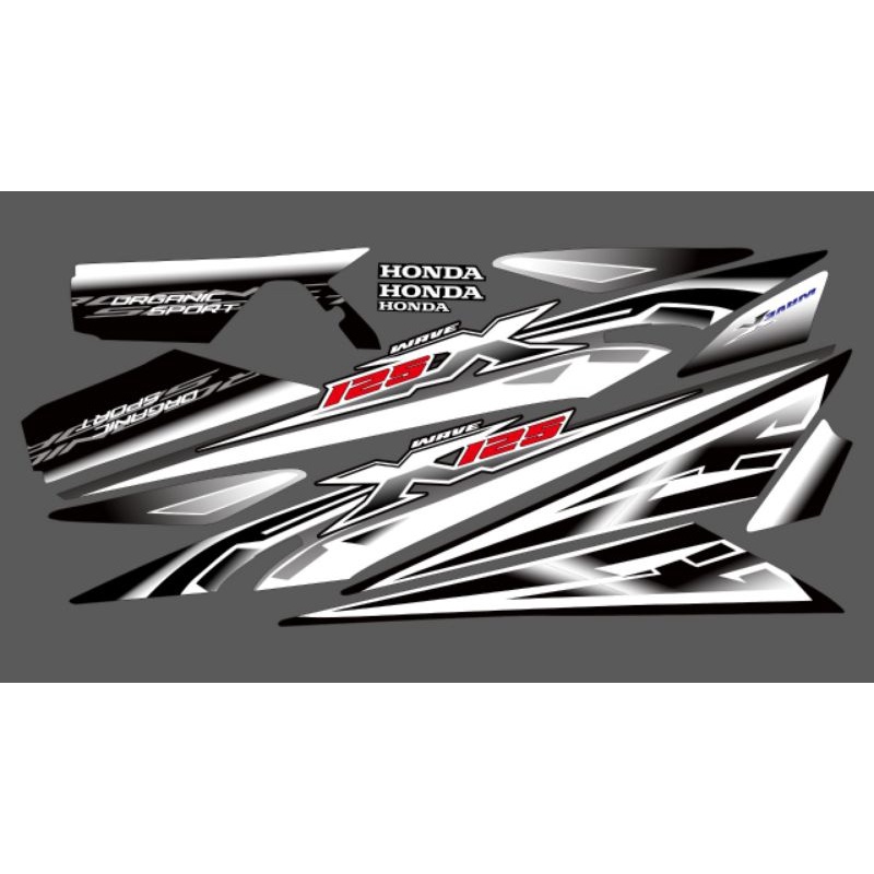 striping revo old wave x 125 glossy