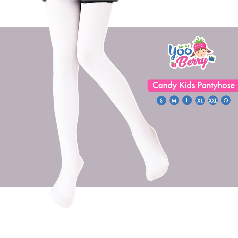 YooBerry Candy Kids Pantyhose Stocking Legging Anak White Putih Berry Mart