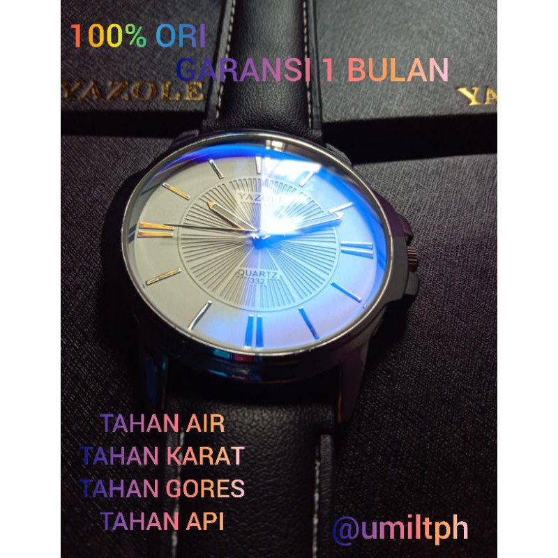 Yazole 332 Ori/jam cowok terbaru/jam cewek terbaru/jam anti air/jam mewah