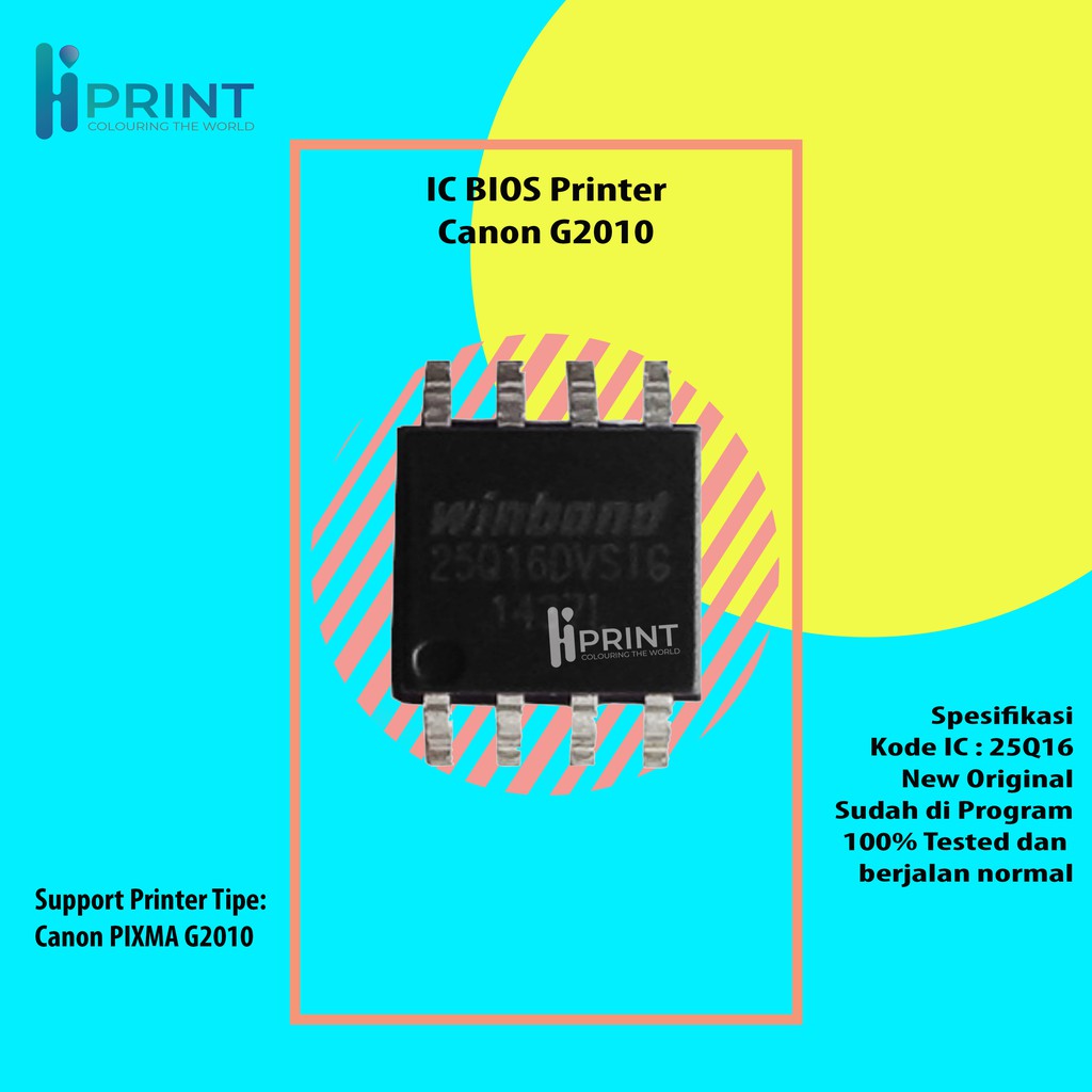 IC BIOS Canon G2010 25Q16, Resetter Printer Canon G2010, Firmware Canon G2010 New