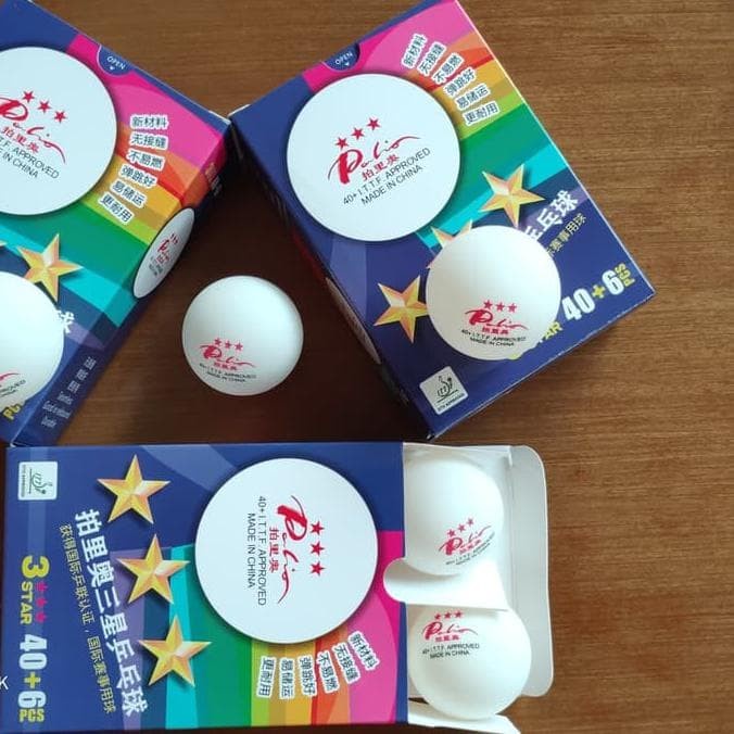 Terlaris Bola Pingpong Palio 40+ 3-Star Tanpa Sambungan ORIGINAL Harga