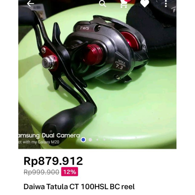 Daiwa Tatula CT 100HSL reel