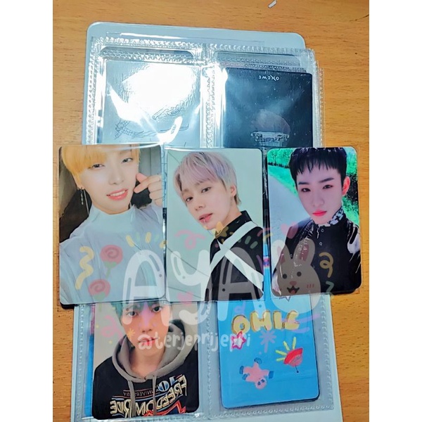 photocard oneus pc leedo raise us twilight ver pc hwanwoong lived red ver pc seoho lived red ver