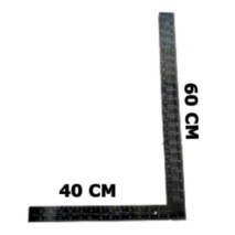 PENGGARIS SIKU L BESI PANJANG 40 CM X 60 CM PENGGARIS SIKU METER