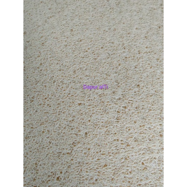 Keset Karet Pvc Mie 40 x 60 Beige / karpet anti slip bihun coil mat-other