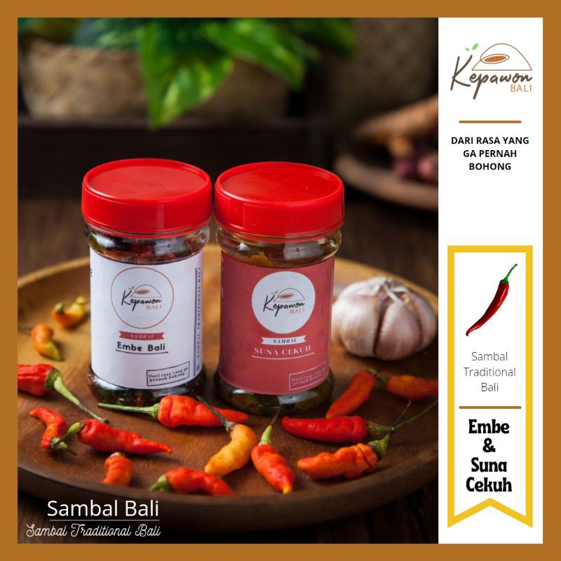 

SAMBAL KEPAWON BALI - SAMBEL SUNA CEKUH / EMBE (OLEH OLEH KHAS BALI)