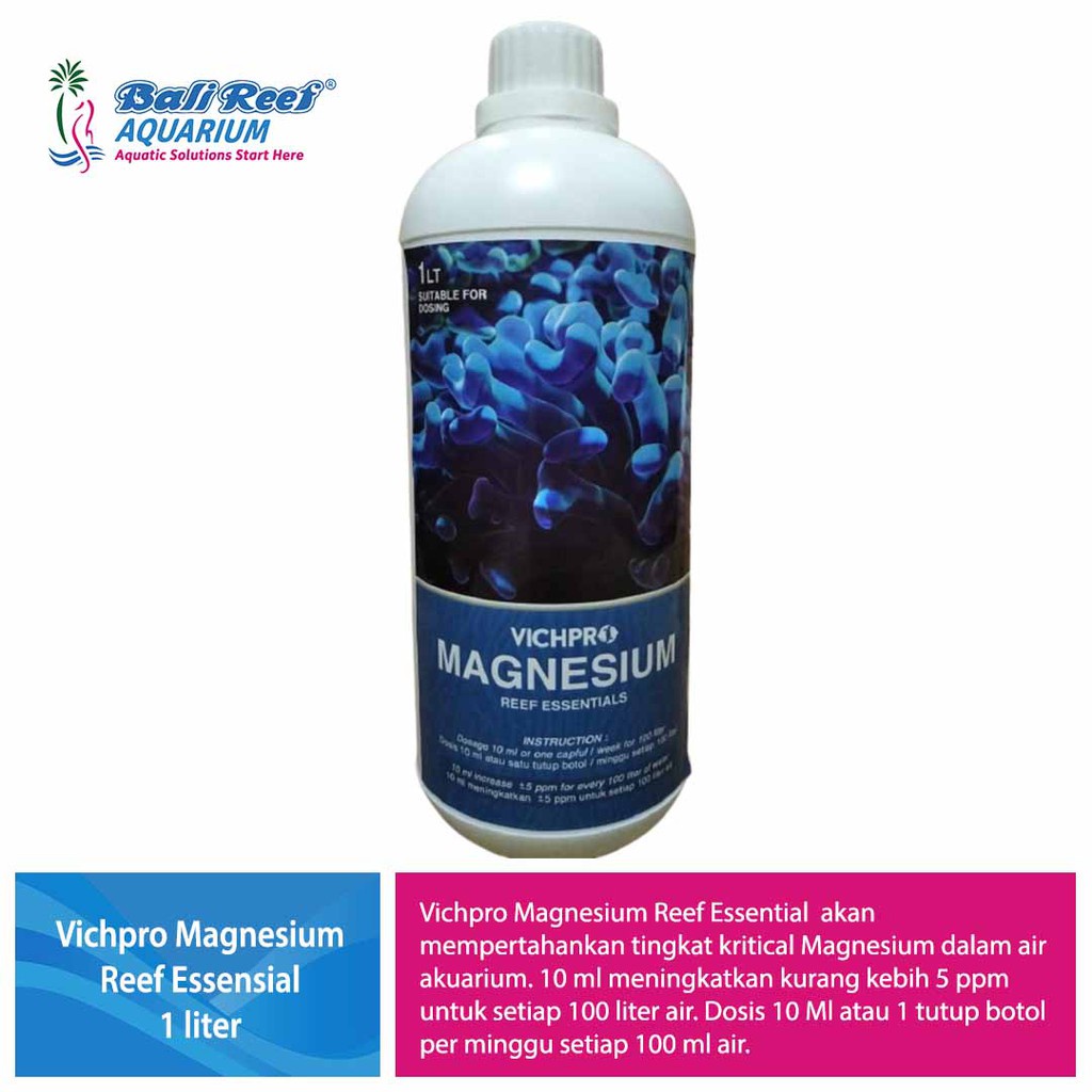 Jual Vichpro Dosing Magnesium Coral Dosing Magnesium Karang Aquarium Laut Vichpro Reef