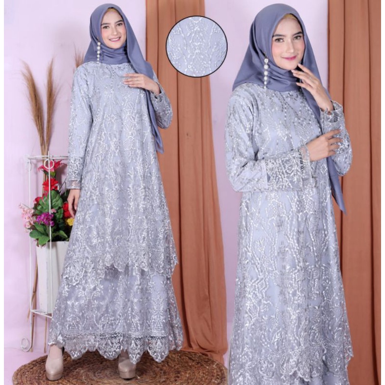 NEW Motif Gamis Malaysia Tille Bukittinggi