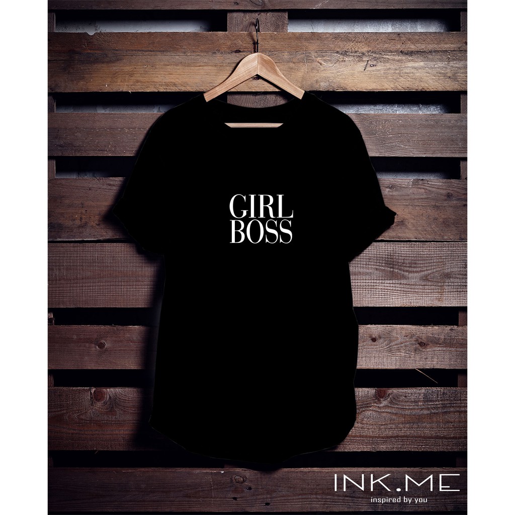 GIRL BOSS TSHIRT/ KAOS DISTRO/ PROMO KAOS WANITA/ KAOS DISKON