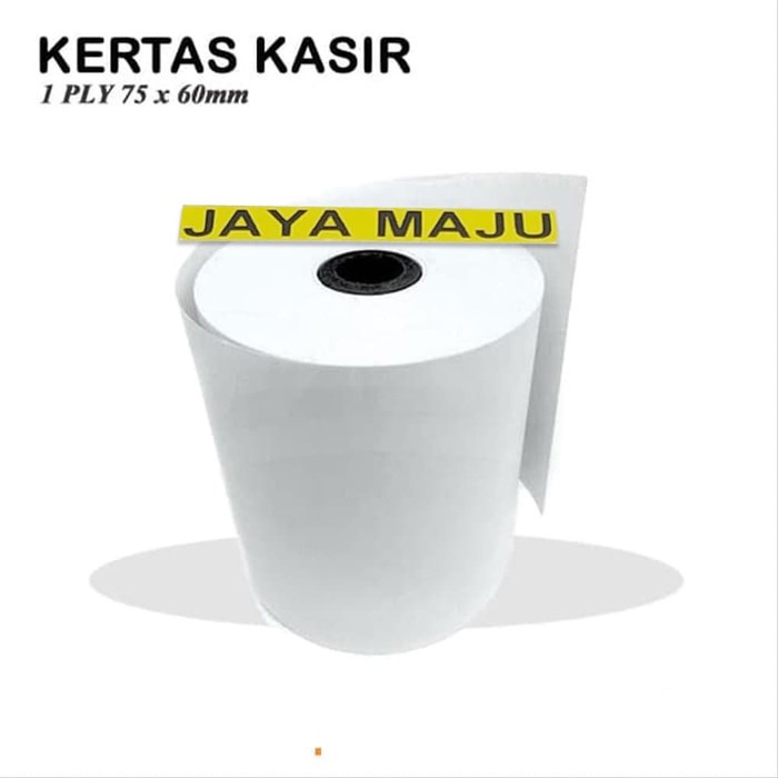 

KERTAS ROLL KASIR HVS 75 Mm X 60 Mm 75x60 75 x 60 1PLY