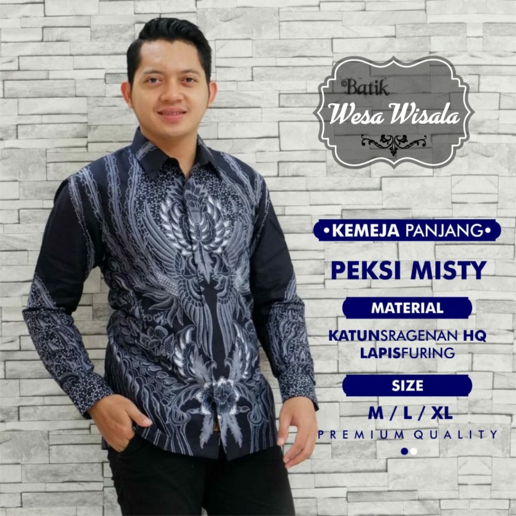 Batik Solo KEMEJA BATIK PRIA SOLO LENGAN PANJANG LAPIS FURING ATASAN BATIK PREMIUM MODERN Peksi Seri Wesa Wisala NAGA HITAM SIDOMUKTI SOGAN AJISAKA PROBOSETO HIJAU SAPTHA MUSTIKA LAWASAN UWER MERAK SETYO PRABU KAPAL KANDAS NAGA MERAH SLEMPANG PARANG