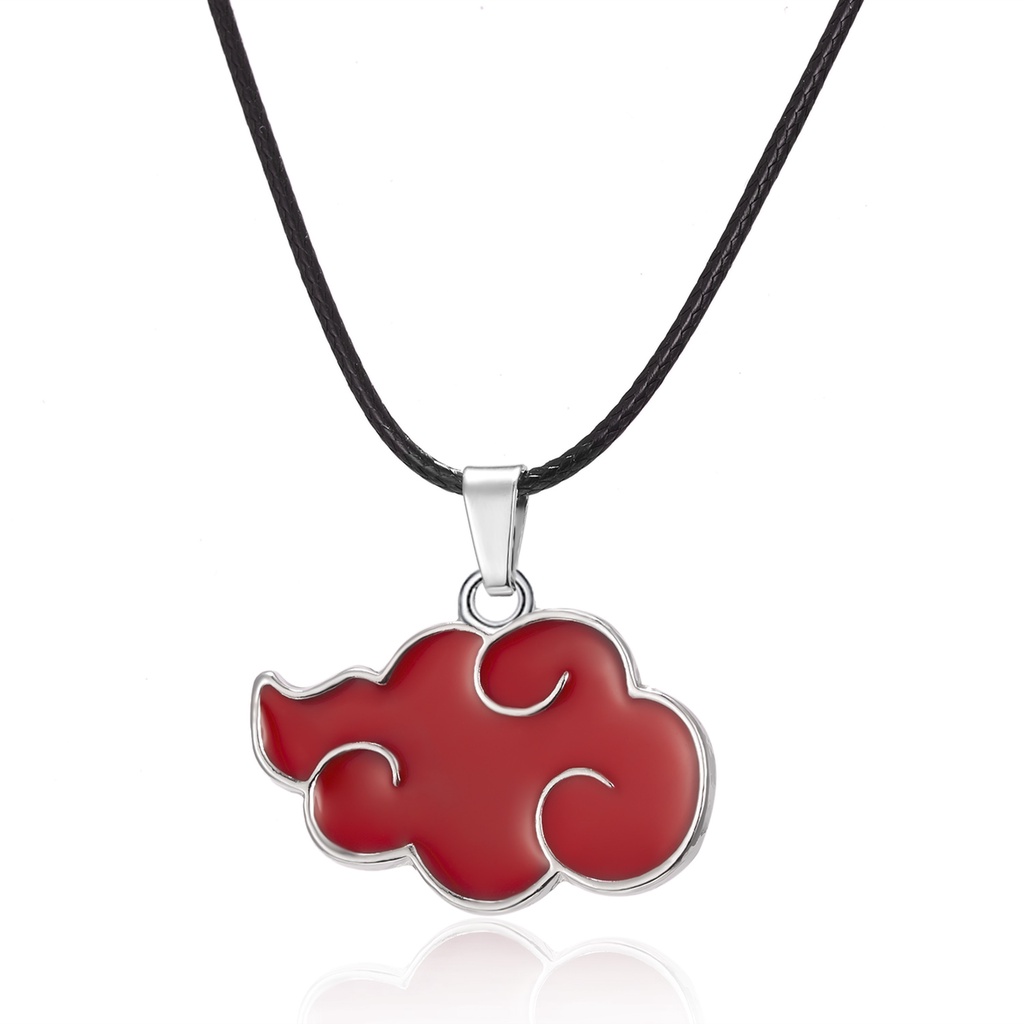 Kalung Liontin anime Naruto Warna Merah Untuk Pria Dan Wanita