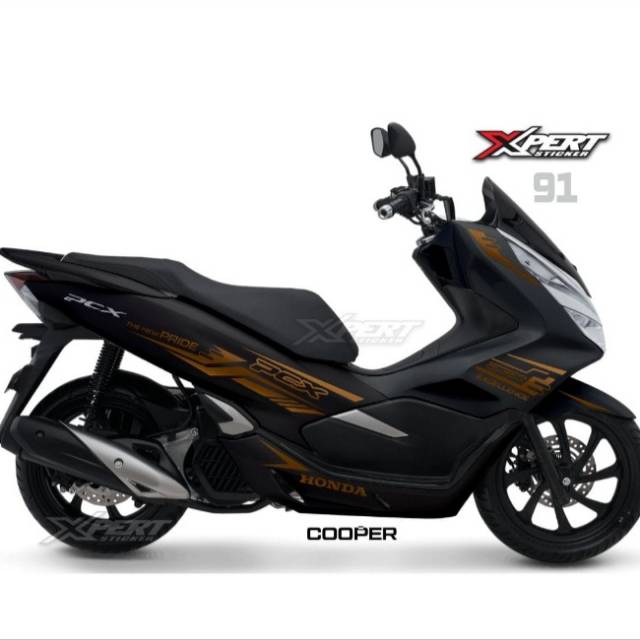 30+ Ide Stiker Honda Pcx Hitam