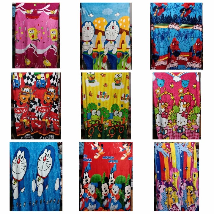 selimut anak karakter bulu halus/selimut bulu/selimut murah