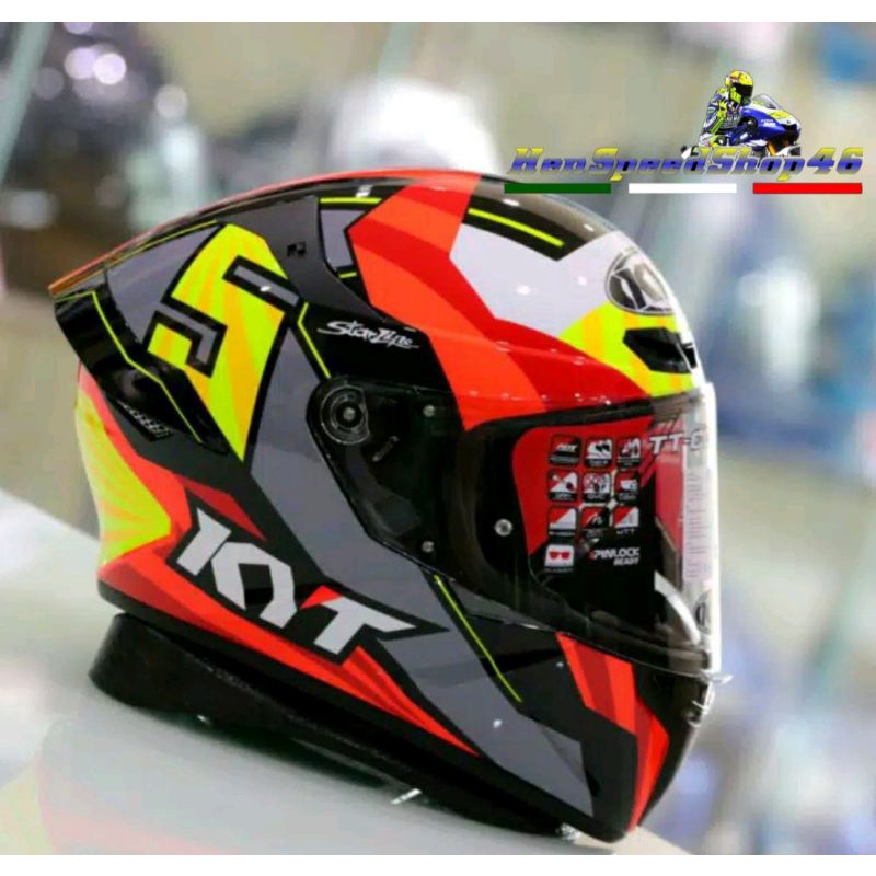 KYT TT COURSE JAUME MASIA Helm Full Face KYT TT Course Flux Jaume Masia 2019