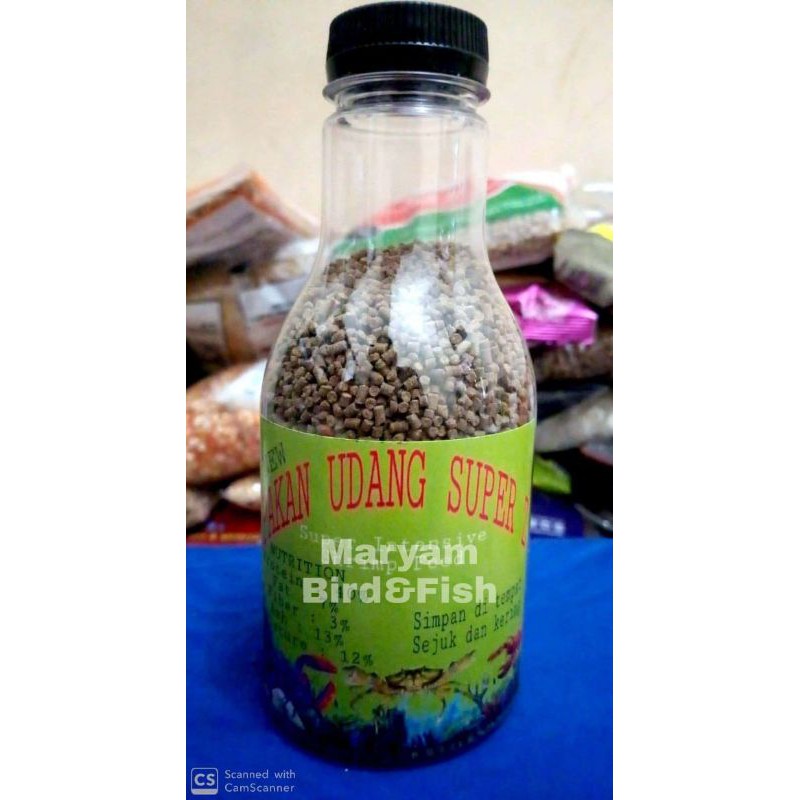 Pakan Udang Super Z tenggelam makanan untuk udang hias