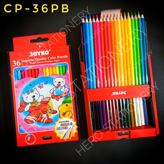 

Cantik Pensil Warna Joyko 36 Warna Cp-36Pb Terbatas