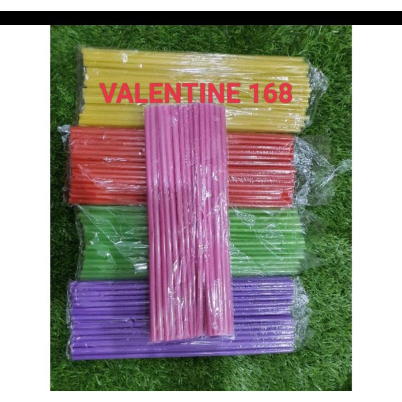 Sedotan Plastik Warna Warni / sedotan 5 warna