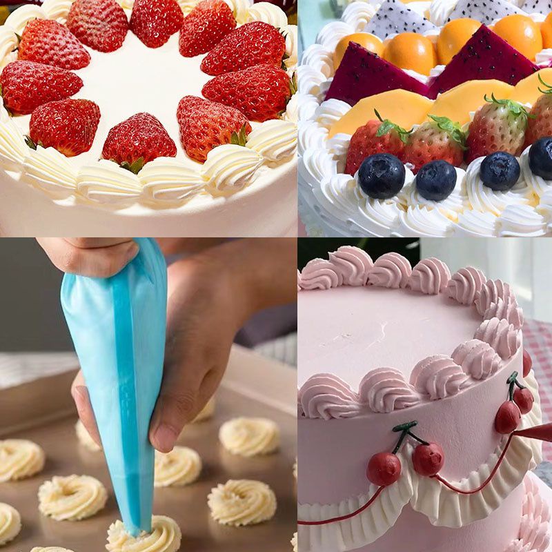 Spuit Icing Piping Bag Silicon Set Cake Decoration Cookie Spuit 16in1 Spuit Cake SPUIT