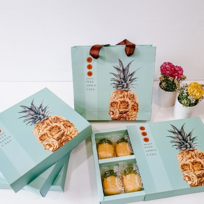 

BISA COD Dus Nastar Taiwan Paperbag Kotak Kue Cookies Box Sekat Kue Bulan MURAH