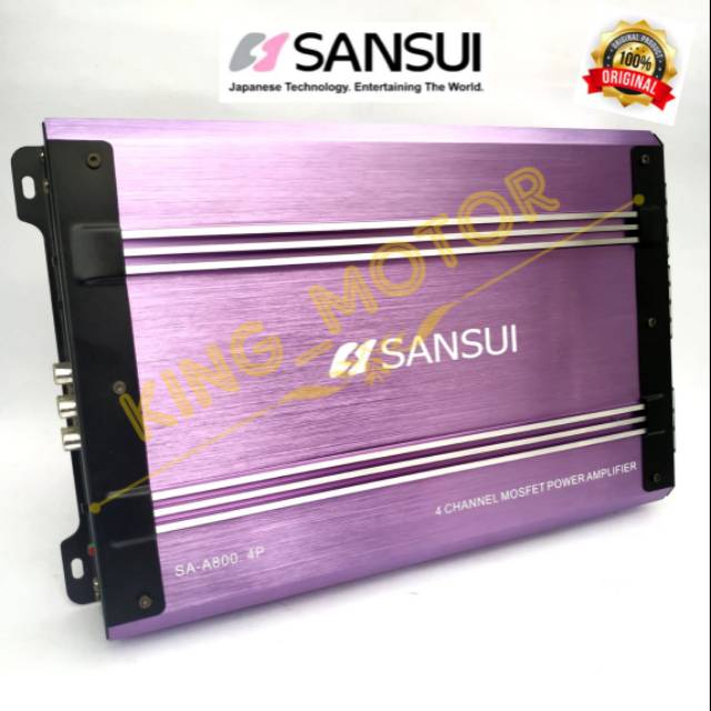 Power Amp 4Ch Sansui SA-A800.4P