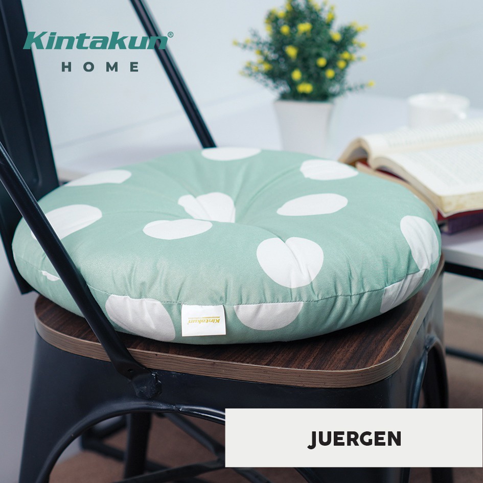 Kintakun Home Bantal Duduk Cushion Bulat Uk. 40x40 Cm - Random