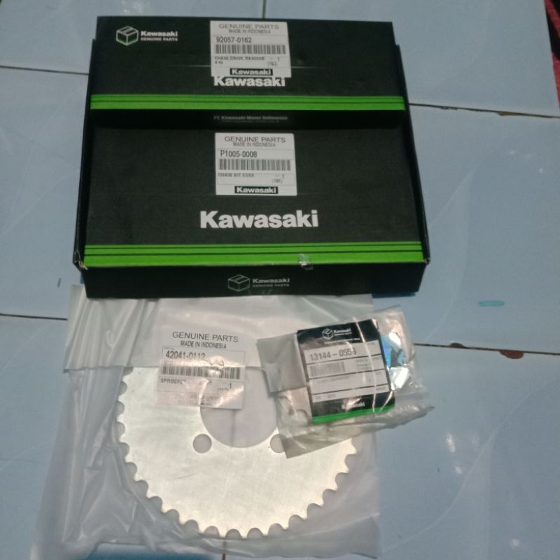 gearset gir set  chainkit edge original Kawasaki P1005-0008