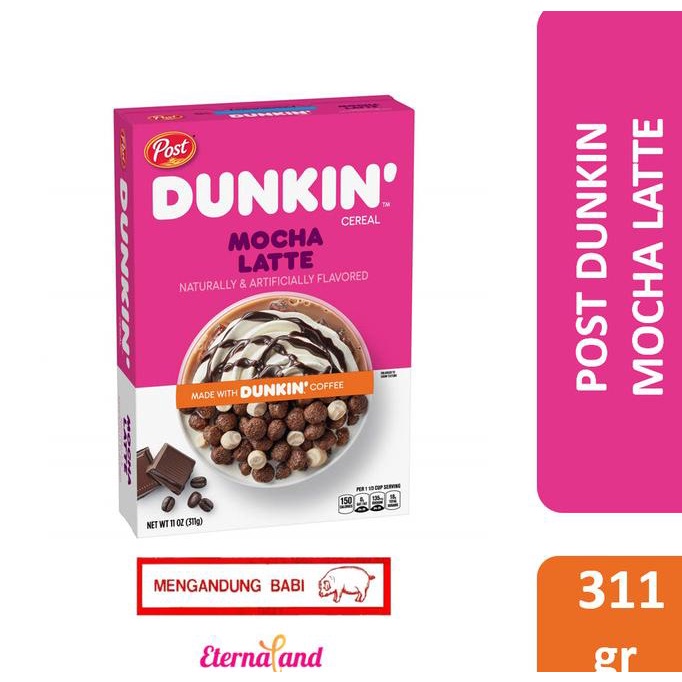 

Post Dunkin Mocha Latte - Sereal Rasa Kopi Mocha Non Halal