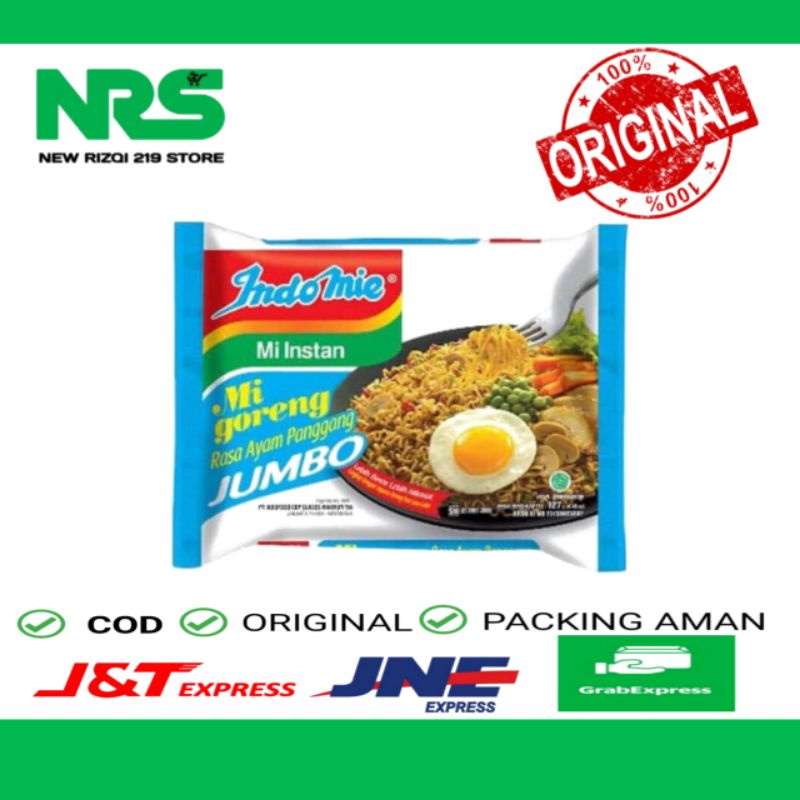 Jual Indomie Mi Goreng Rasa Ayam Panggang Jumbo Gr Mie Goreng