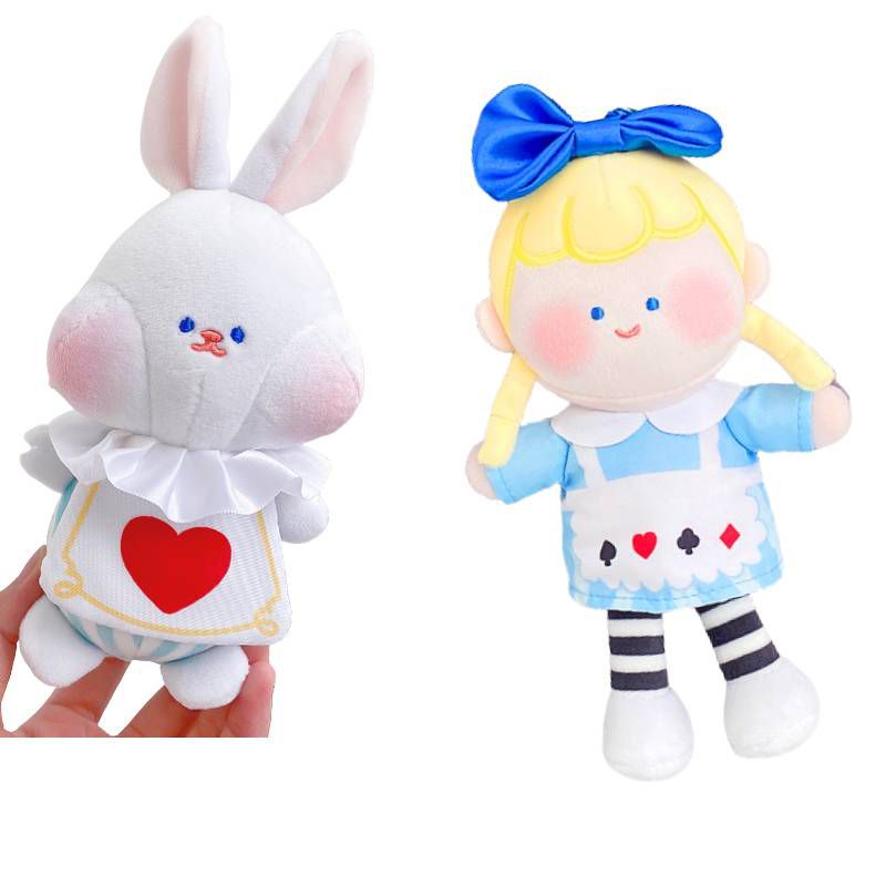 Cute Lan Sister Sleepwalking Alice Plush Doll Rabbit Key Chain Bag Pendant Kids Toys Gift