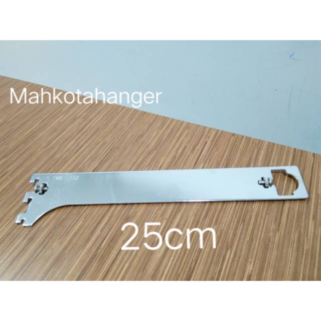 Bracket Pipa Multifungsi H25 | Daun breket pipa kotak dan pipa bulat 25cm