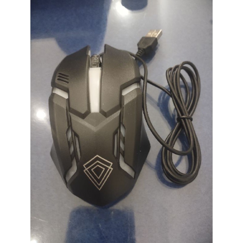 Mouse Gaming LED RGB 1000 DPI black