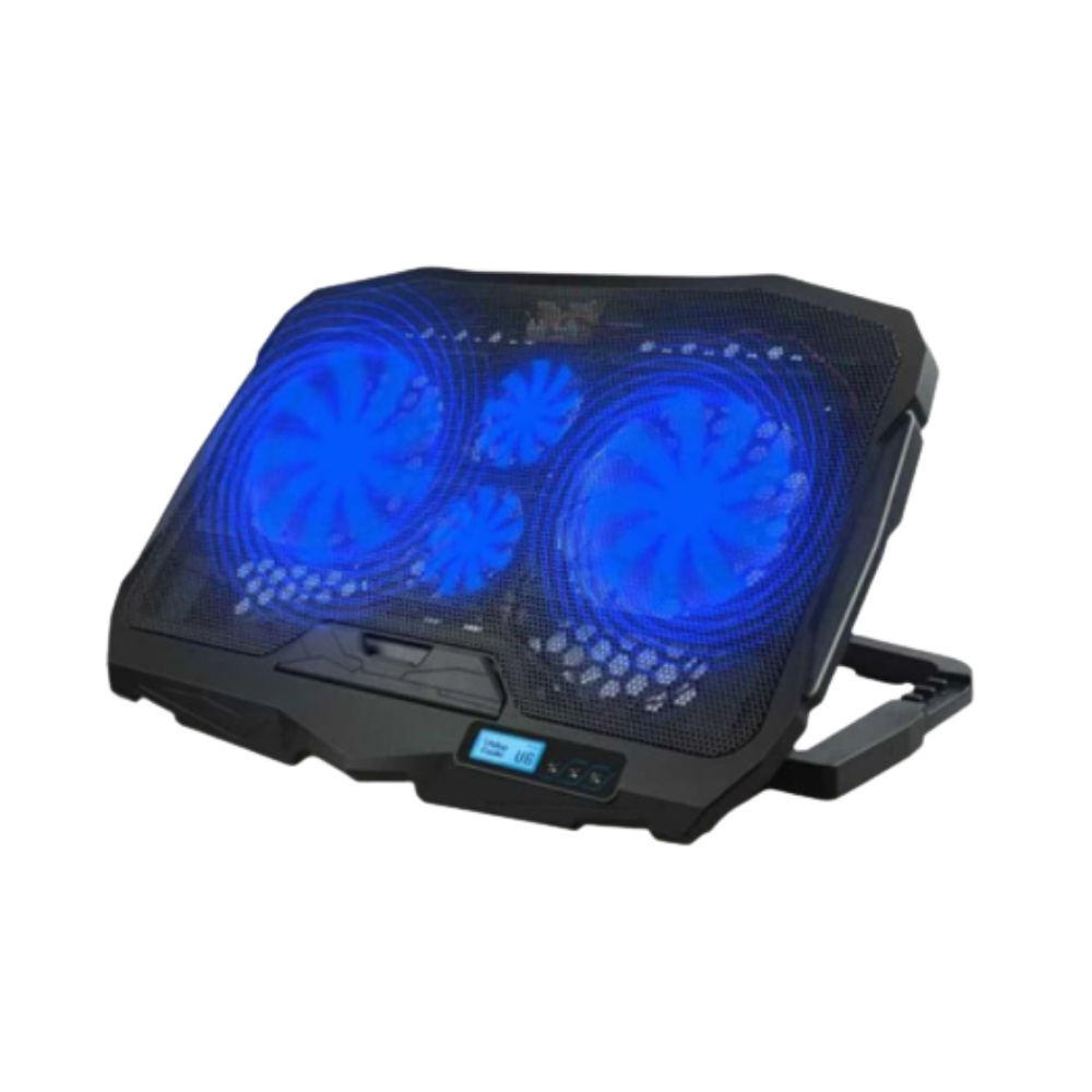 Unitech Cooler Cooling Pad Laptop 4 Fan Super Kencang S18