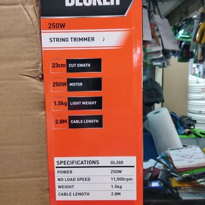 Mesin Potong Rumput Black Decker String Trimmer Alat Potong Rumput