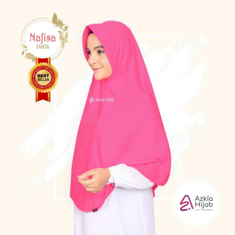 Nafisa S by Azkia Hijab || Jilbab Daily || Jilbab Nafisa || Azkia Hijab || Pet Antem || Jilbab Kaos