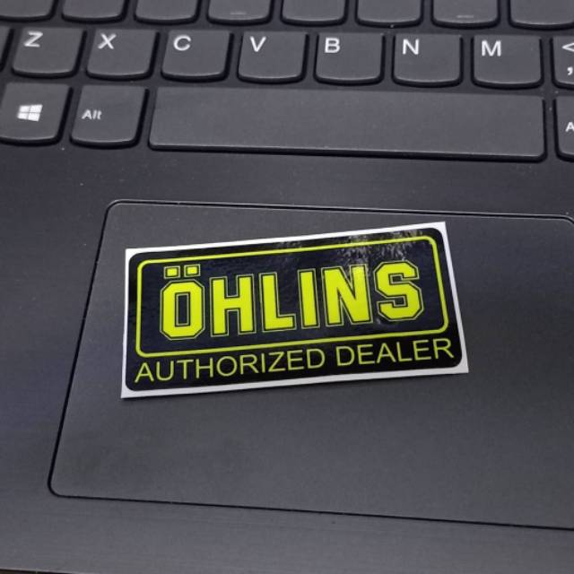 Sticker printing OHLINS Minim pembelian produk 20rb
