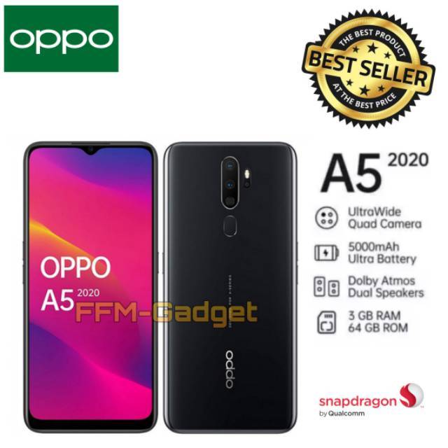 OPPO A5 2020 Ram 4/64 dan 3/64 garansi Resmi