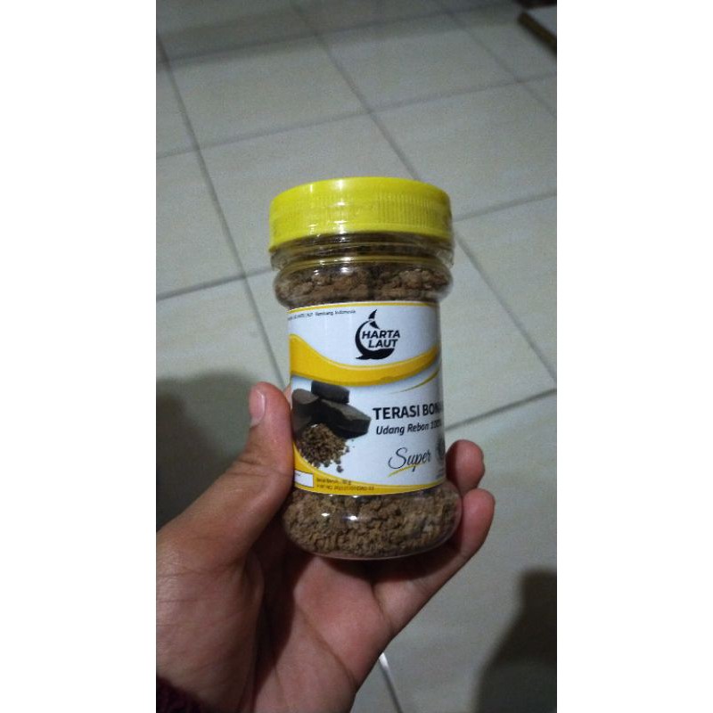 Trasi rebon udang kering matang