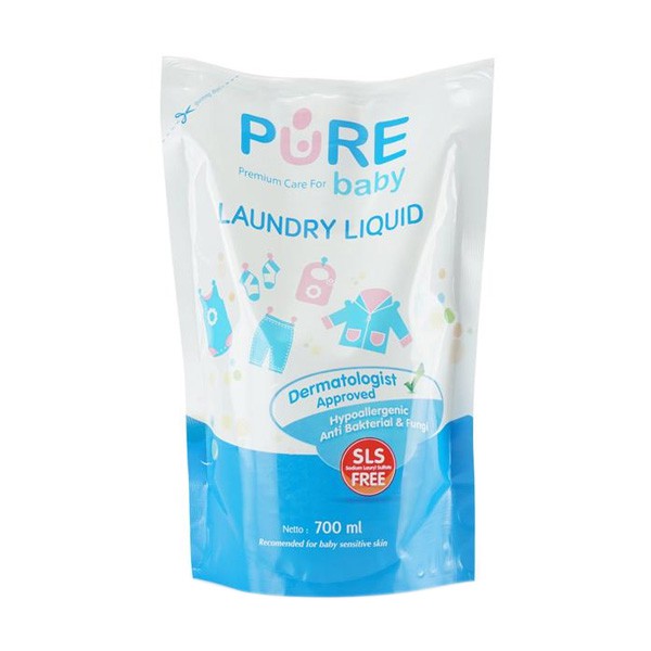 PURE BABY Laundry Liquid Refill Detergent PureBB Deterjen Bayi