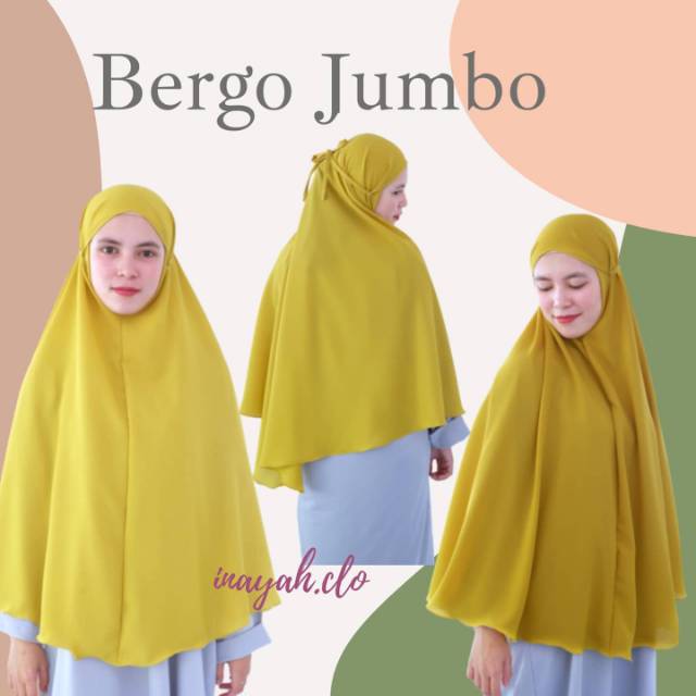 Bergo Aisha Jumbo / syar'i