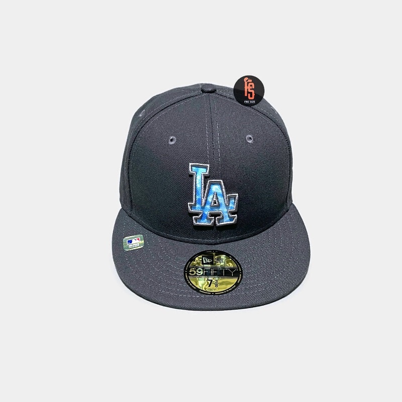 TOPI NEW ERA ORIGINAL 5950 FATHERS DAY LOS ANGELES DODGERS CHARCOAL SKYBLUE