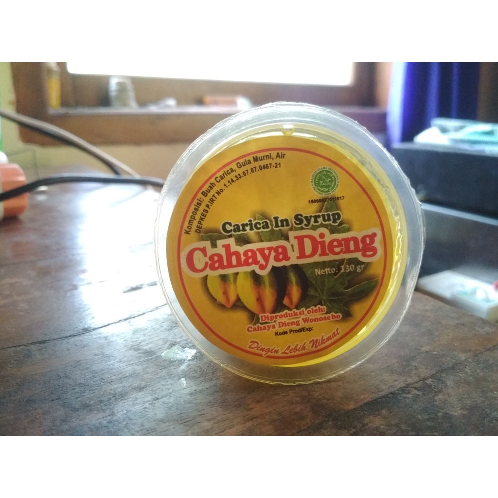 

Carica dataran tinggi Dieng Wonosobo (isi 6 Cup)