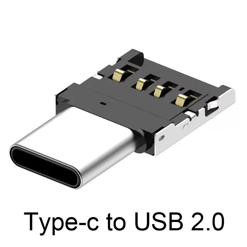 USB Type C to USB 2.0 OTG Smartphone 3.1 Type-C USB-C Connector Type C Male to USB Female OTG Adapter Converter For Android Tablet Phone Flash Drive U Disk 1Pcs USB